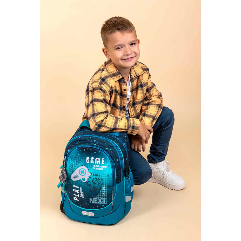 Belmil Schulrucksack "Next Level" mit Brustgurt 19 Liter