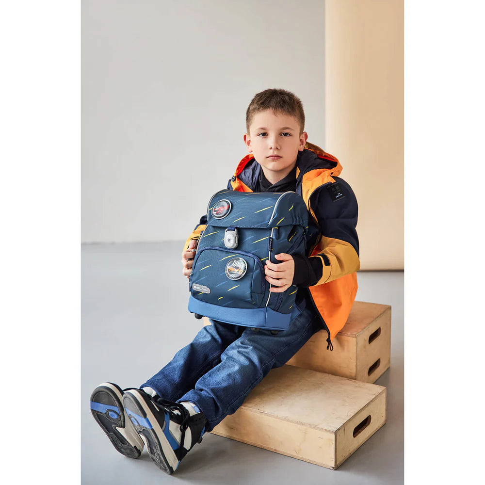 Belmil Comfy Plus Premium Schulranzen Set 5-teilig "Orion Blue" 16 Liter