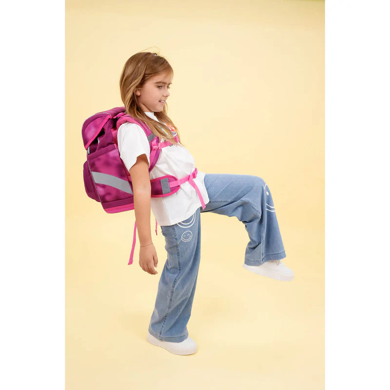 Belmil Motion ergonomisches Schulranzen Set 5-teilig "Shiny Pink"