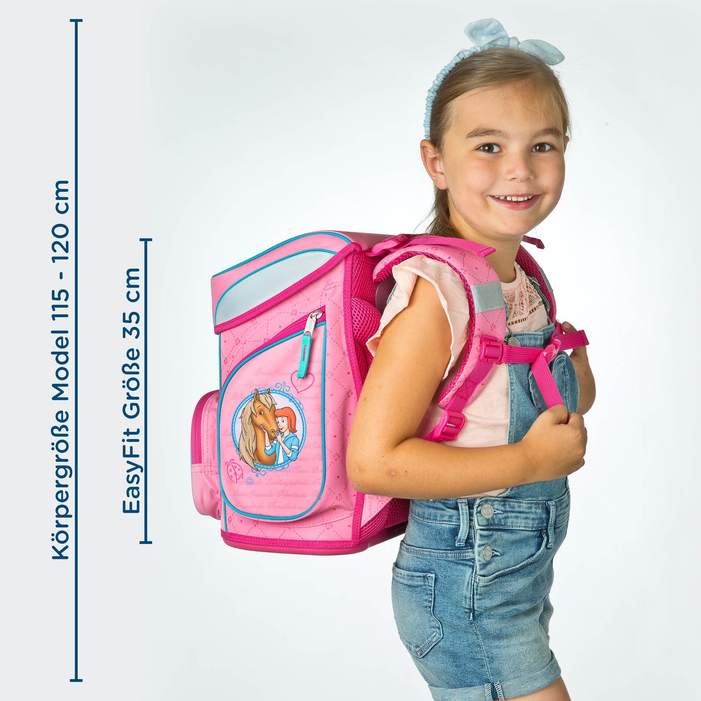 Scooli EasyFit Schulranzen Set Bibi & Tina 5-teilig 18 Liter