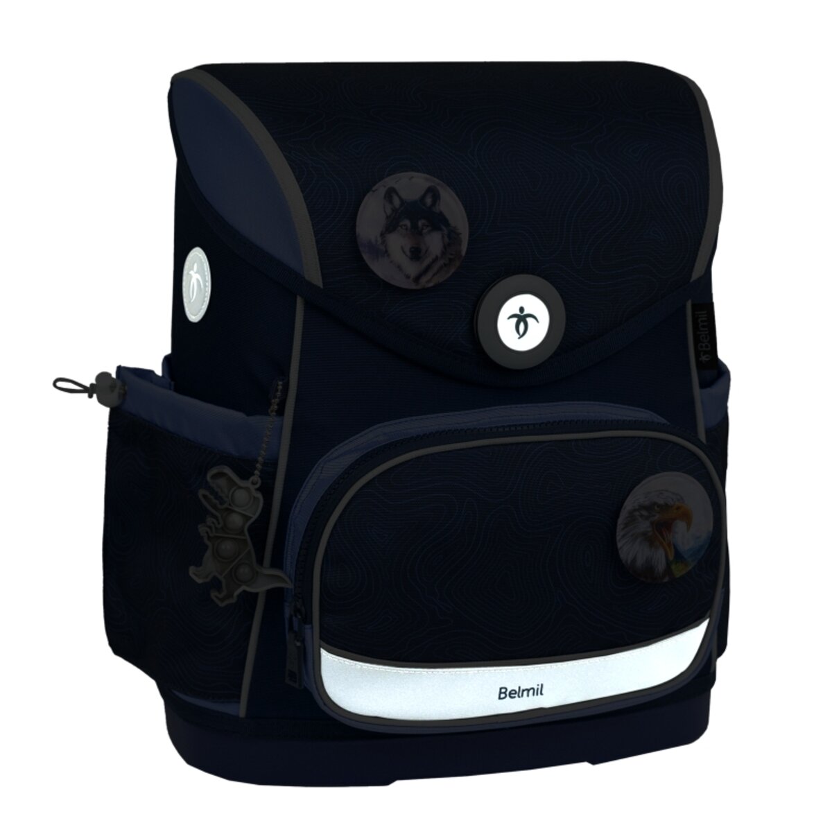 Belmil Smarty Plus Premium Schulranzen Set 5-teilig "Topographic" 20 Liter