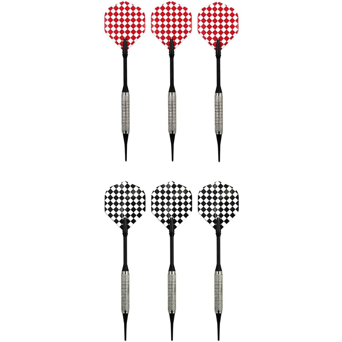 BEST Sporting Elektronische Dartscheibe mit 6 Dartpfeilen und 12 Ersatzspitzen