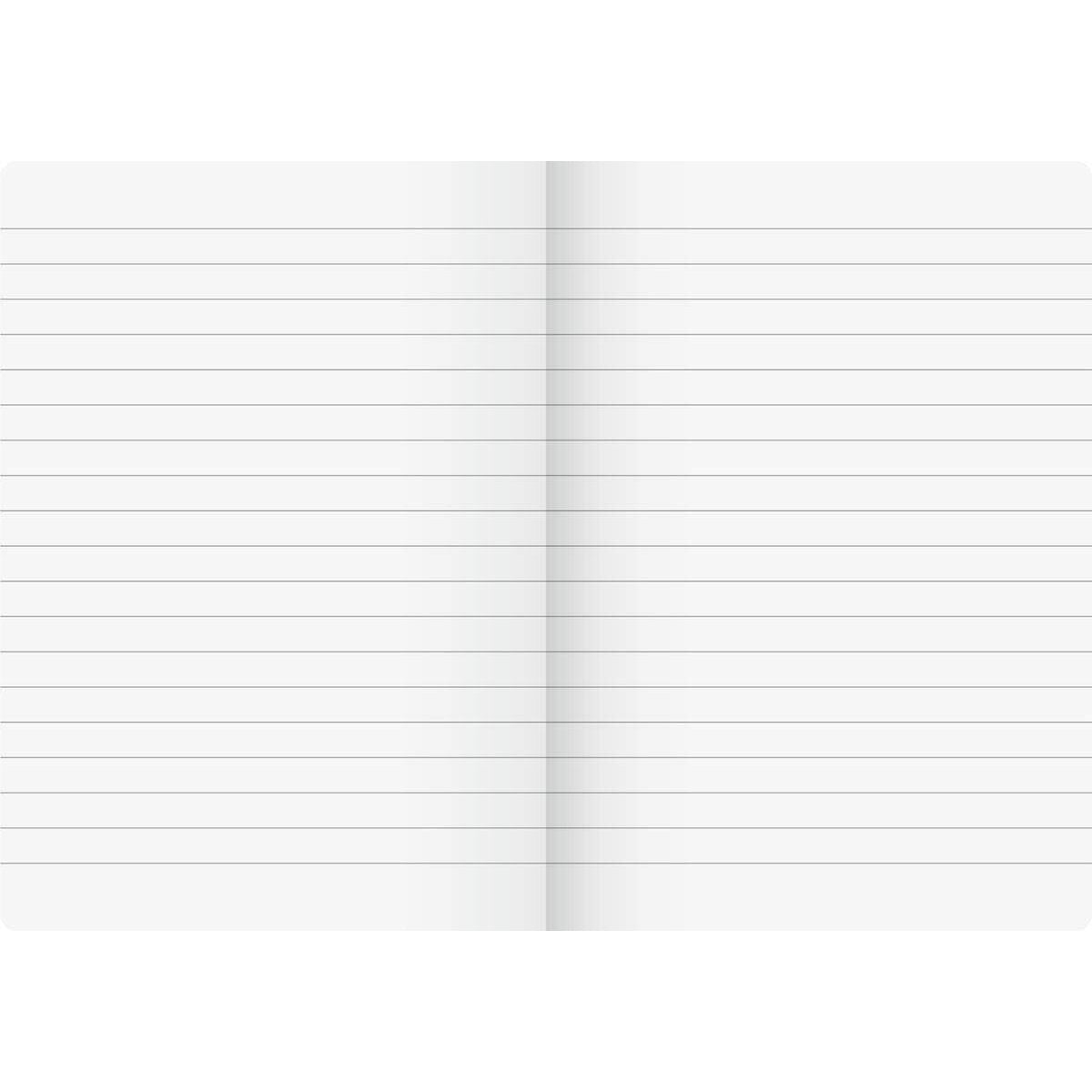 BRUNNEN Heft FACT!plus A6 liniert schwarz