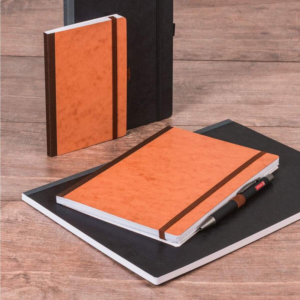 BRUNNEN Kladde A4 dotted 96Bl 90g Premium schwarz