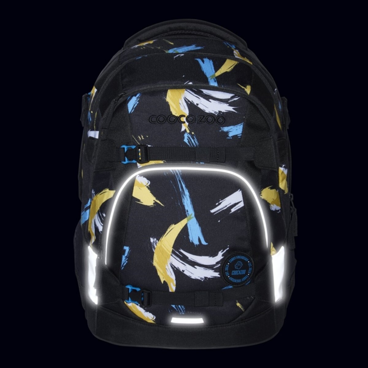 Coocazoo Rucksack MATE Crazy Artnight schwarz 30 Liter