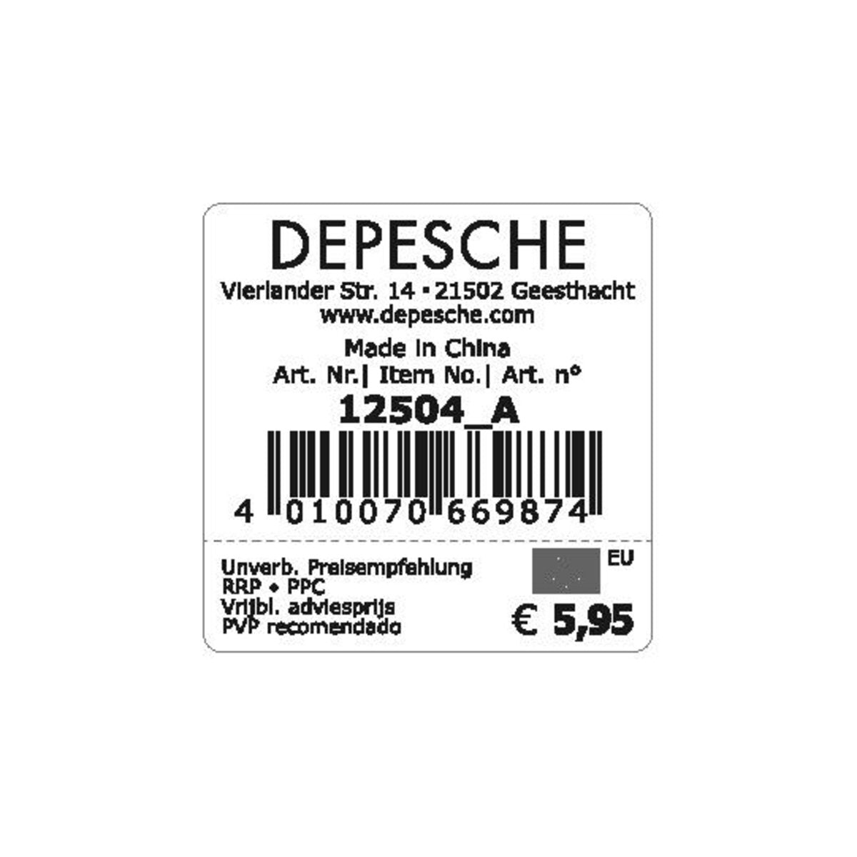 Depesche Princess Mimi Blechdöschen mit Hasen-Topper, sortiert