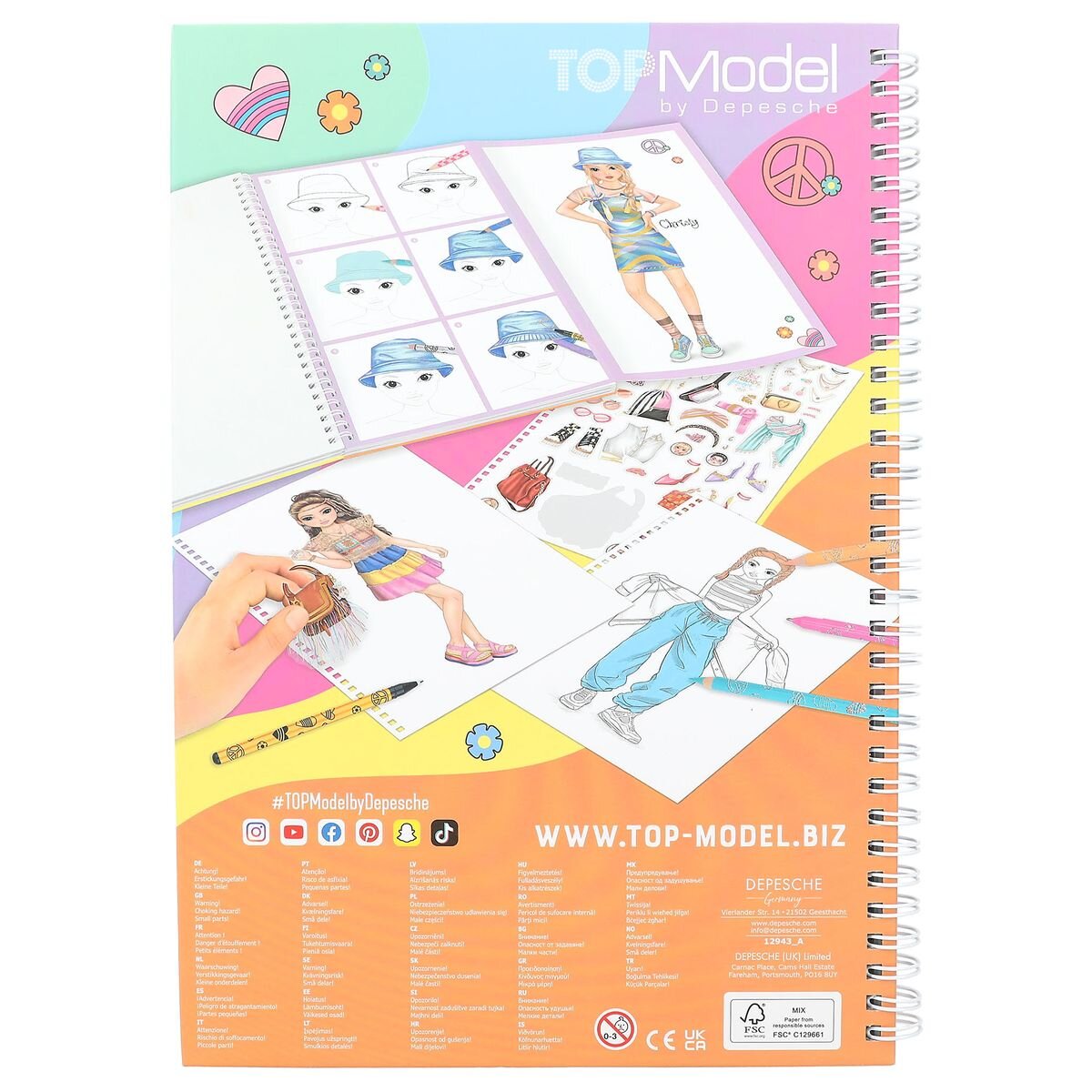 Depesche TOPModel Malbuch-Set