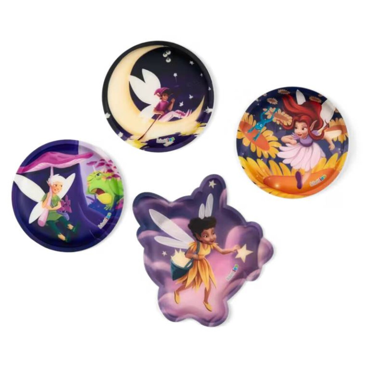 ergobag cubo Set Schulranzen-Set SternguckBär Rosa Lila 5-teilig 19 Liter