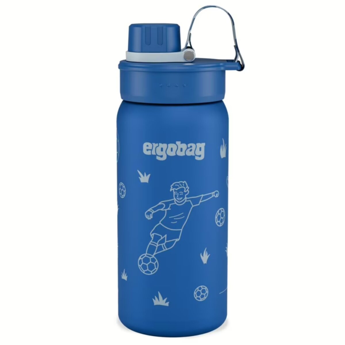 ergobag Edelstahl-Trinkflasche Fußball