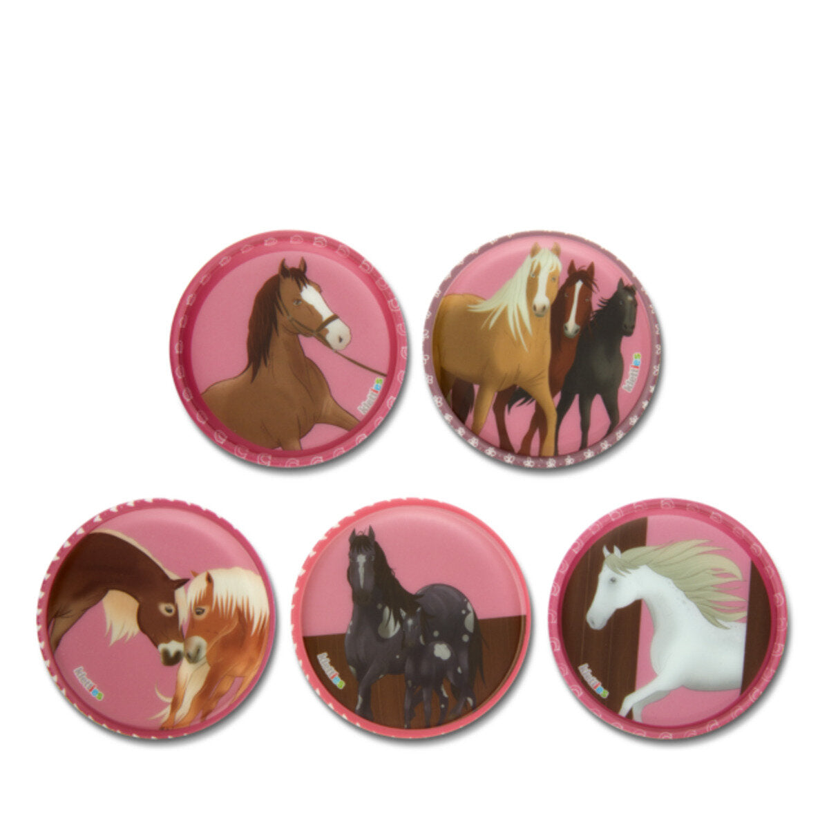 ergobag Kletties-Set Pferde im Galopp, 5-teilig