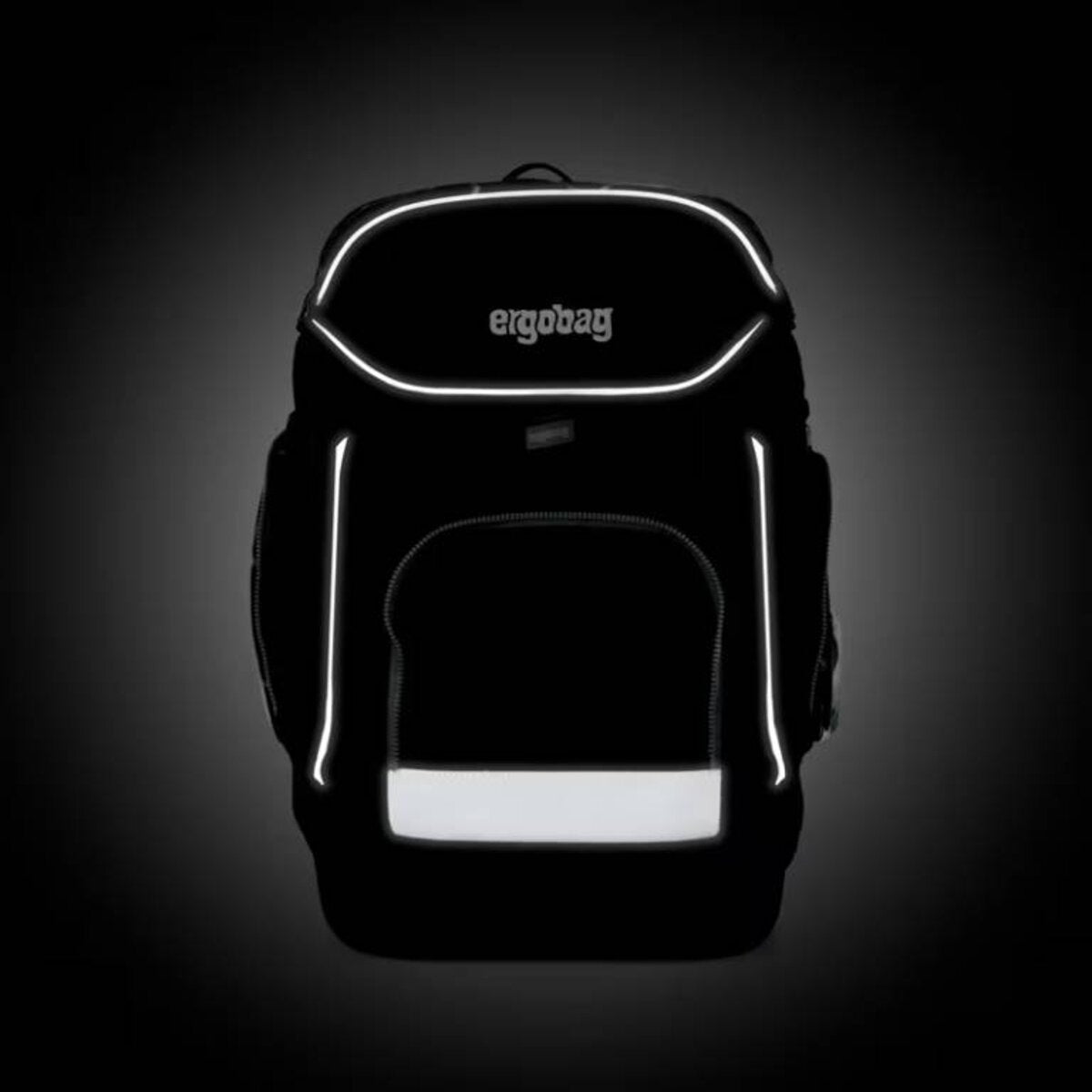 ergobag Maxi Schulranzen-Set PerlentauchBär, 6-teilig Rosa, Lila 24 Liter