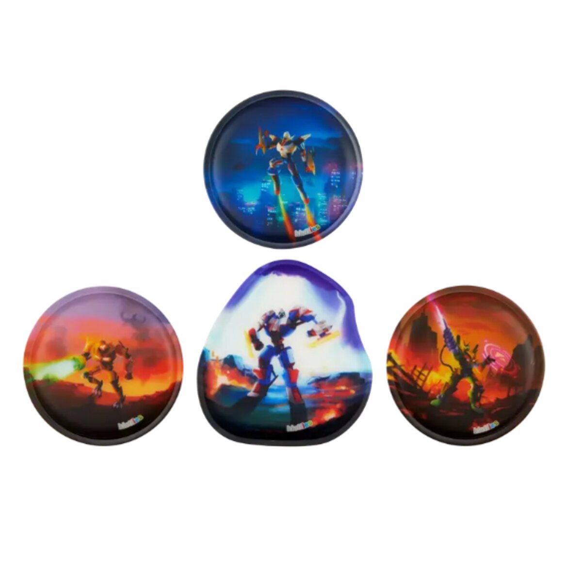 ergobag PACK Schulrucksack-Set Super ReflektBär, 6-teilig