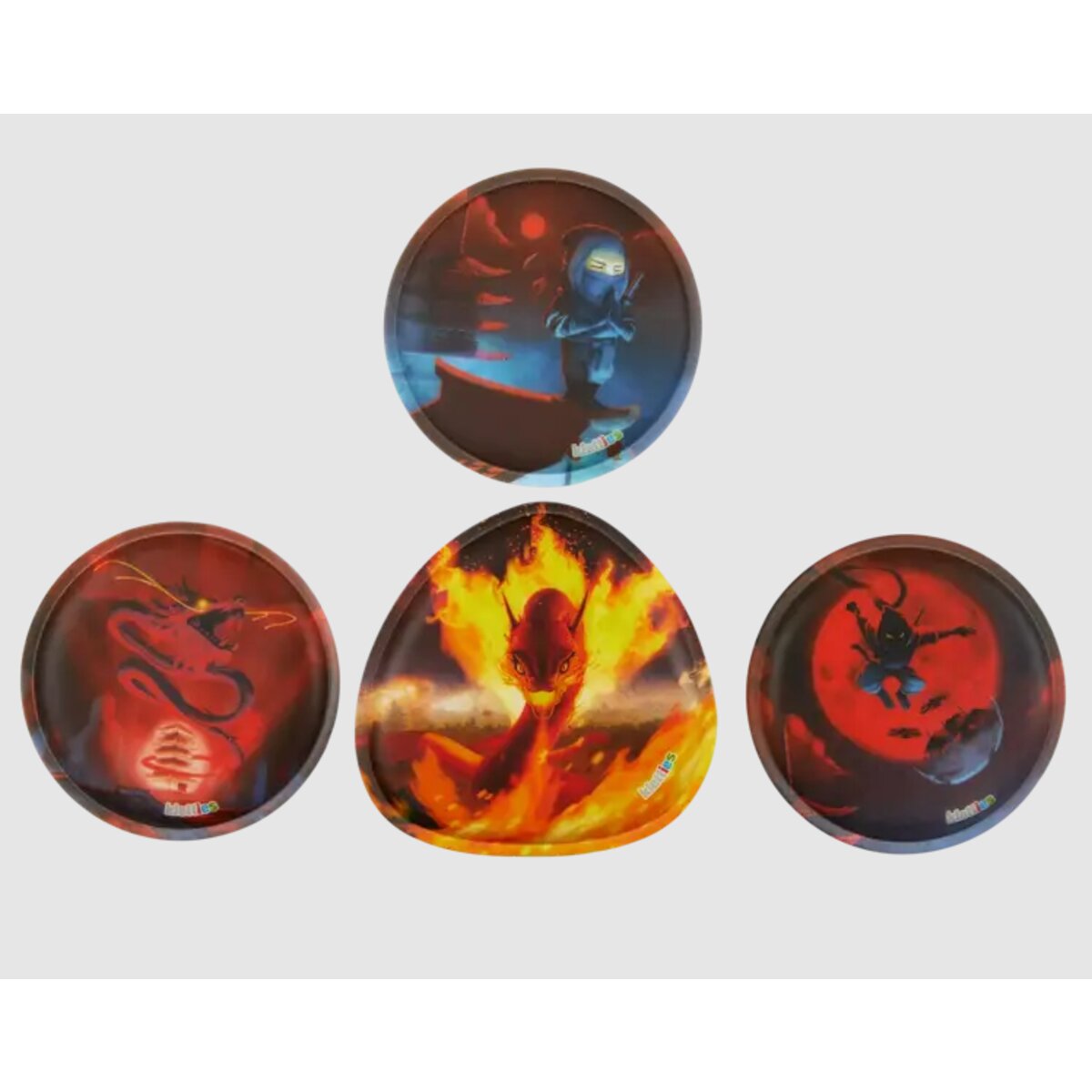 ergobag Pack Set Schulrucksack-Set TaekBärdo, 6-teilig Grau, Rot 20 Liter 2025