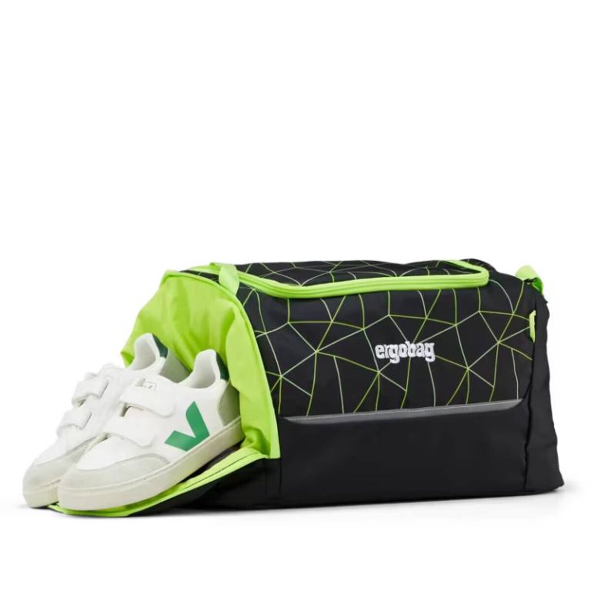 ergobag Sporttasche CyBär Race schwarz grün 26,5 Liter 21 x 21 x 42 cm