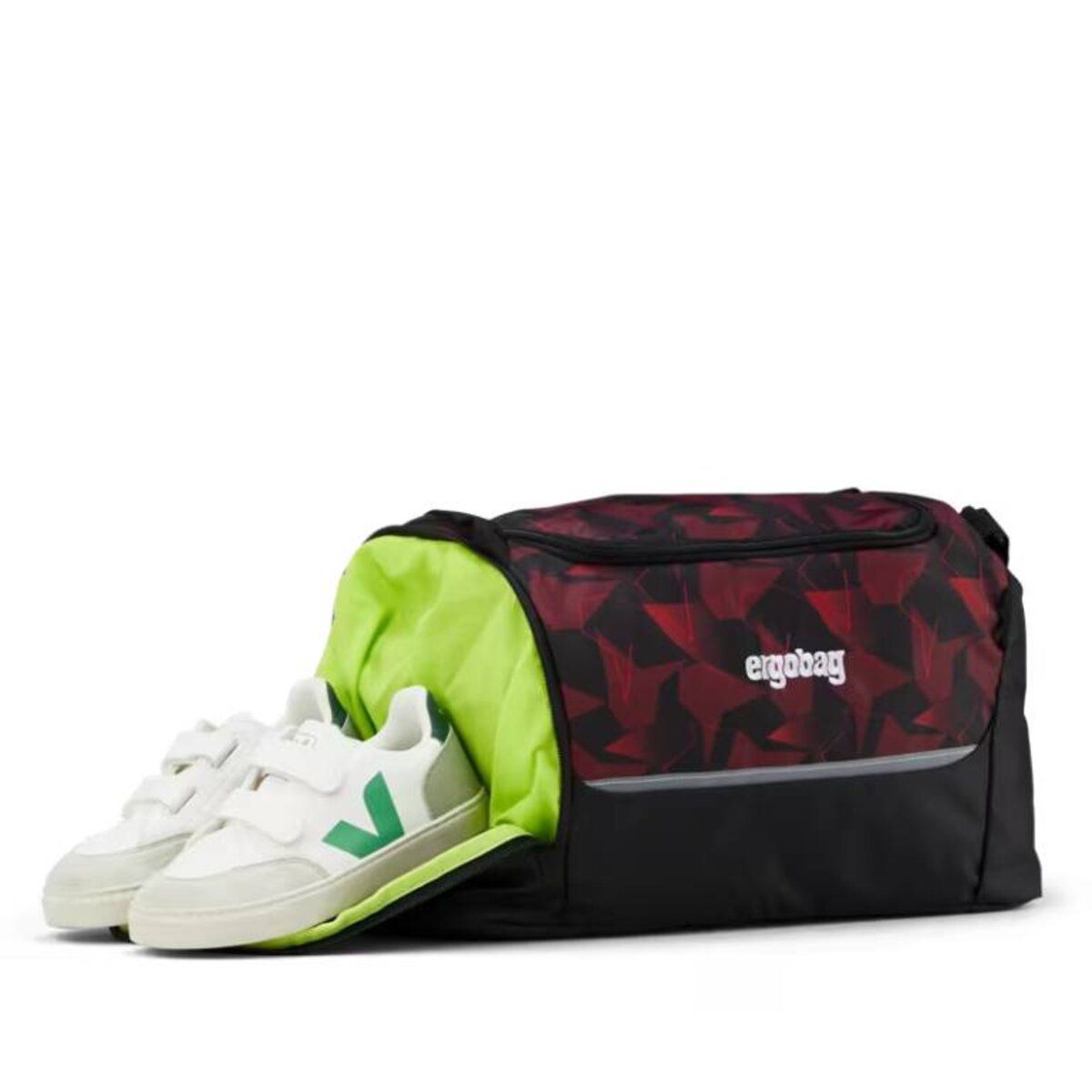 ergobag Sporttasche ReitBärtraum Schwarz Rot 26,5 Liter 21 x 21 x 42 cm