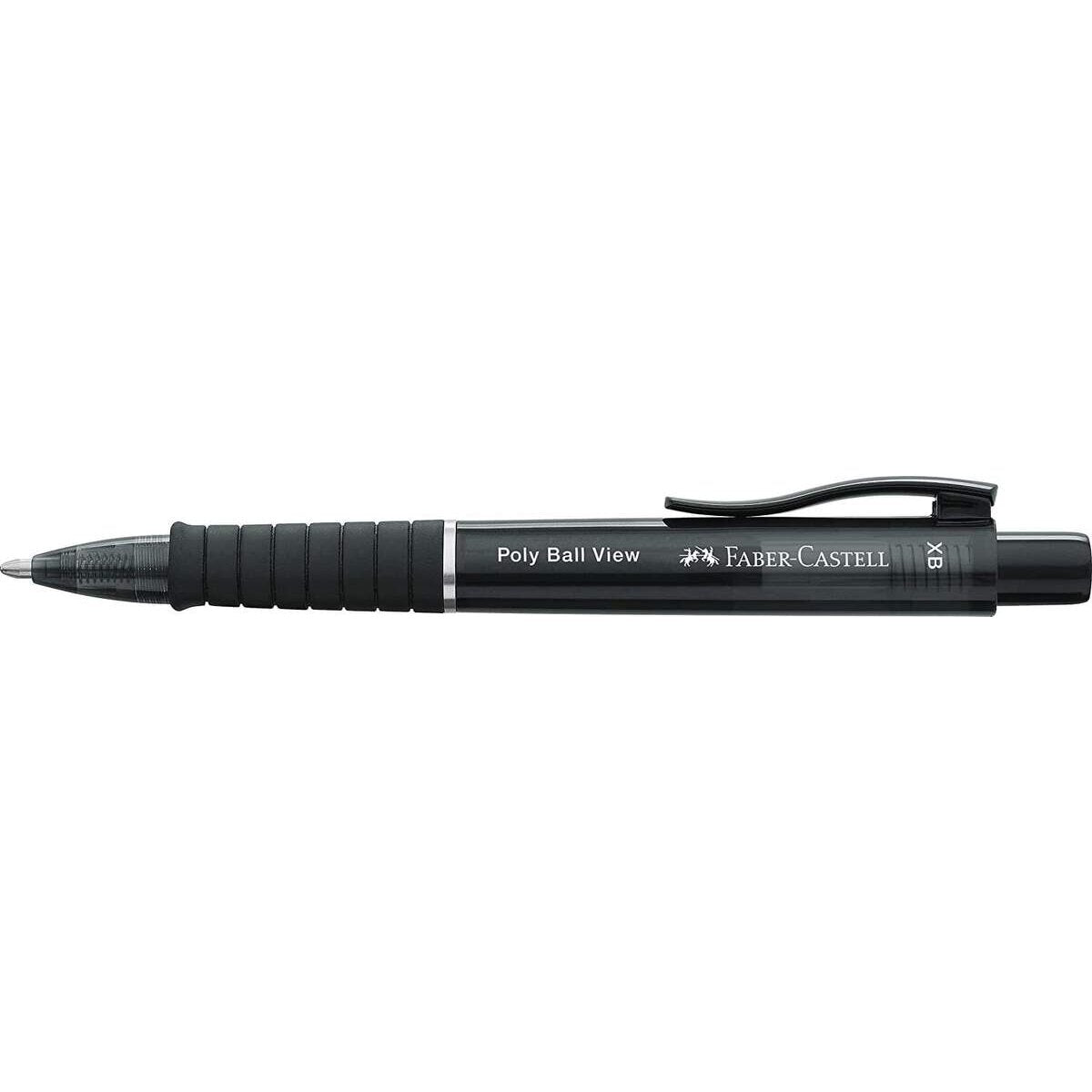 Faber-Castell Kugelschreiber Poly Ball View schwarz