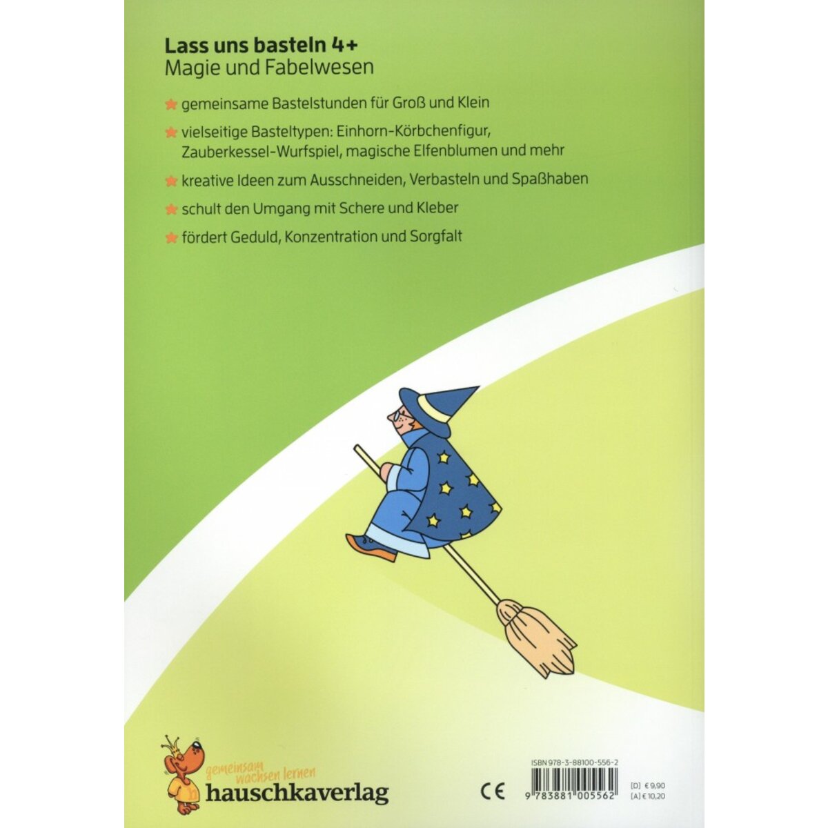 Hauschka Verlag Lass uns Basteln - Bastelbuch ab 4 Jahre – Magie und Fabelwesen