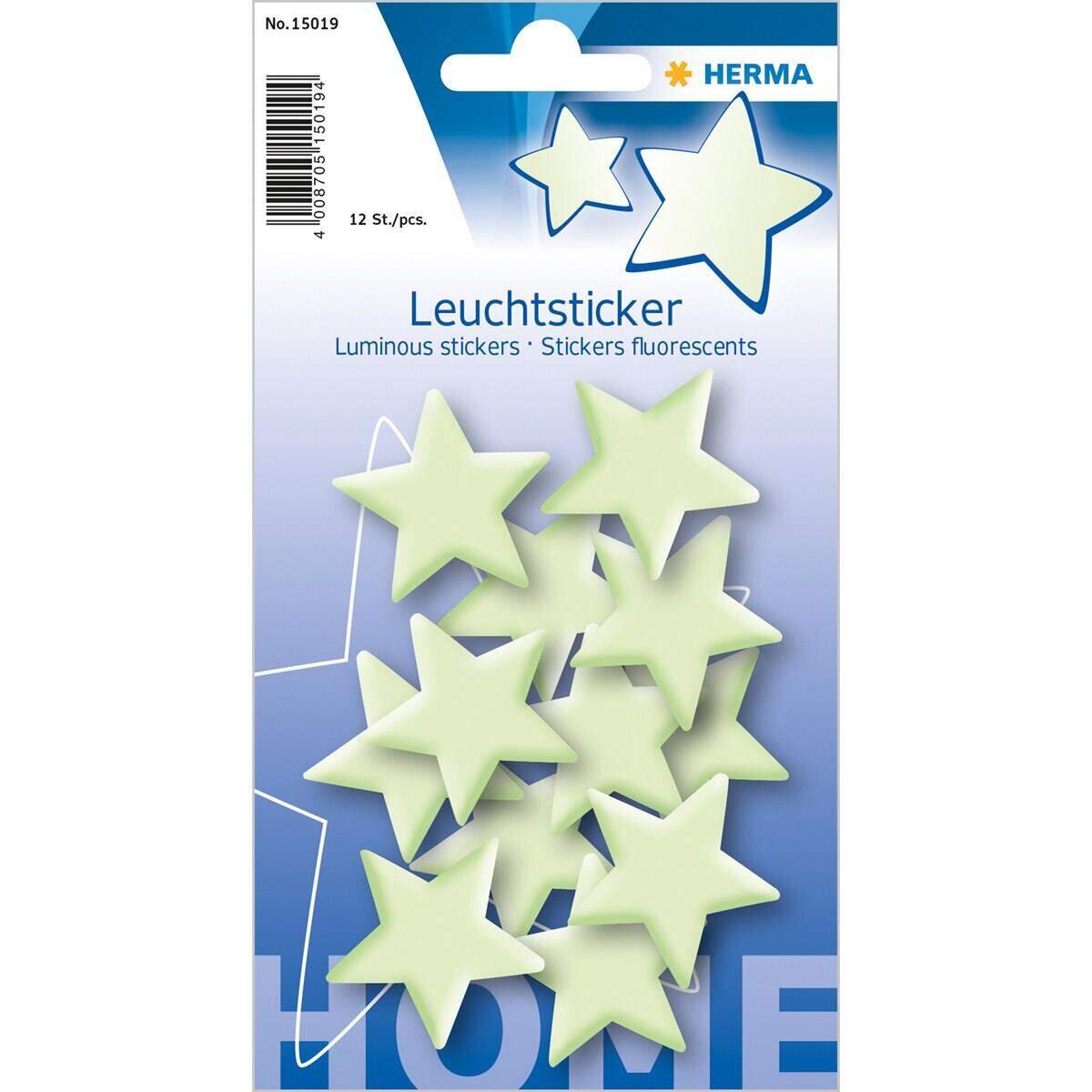 HERMA Leuchtsticker Sterne Mini