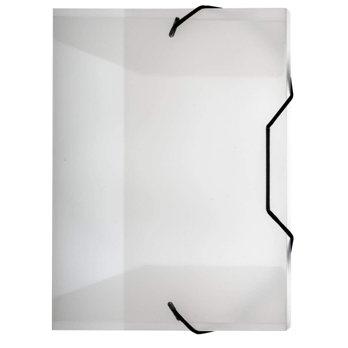 Idena Heftbox A5, Gummizug, PP, transparent, Stärke ca. 0,7mm