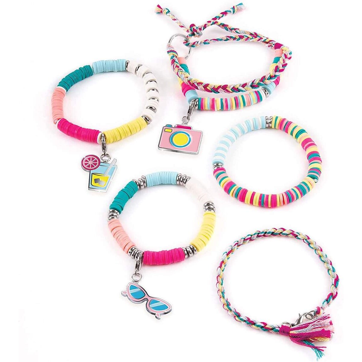 make it real Heishi-Perlenarmbänder, Bastelset, DIY Schmuckset