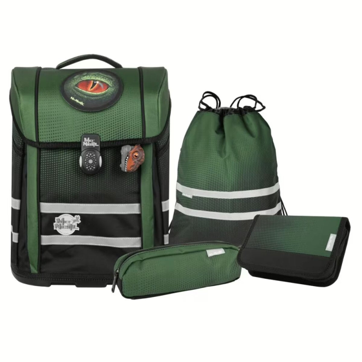 MCNeill Schulranzen Set Perfecto 5tlg. Gradient Grass