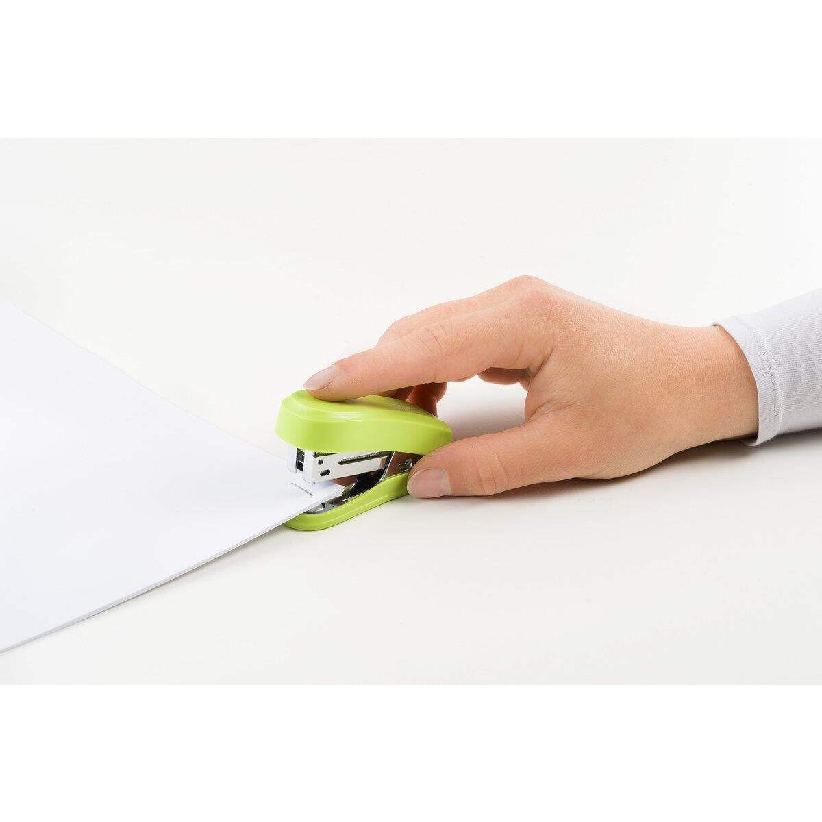 Novus Minihefter grün inkl. Heftklammern 24/6