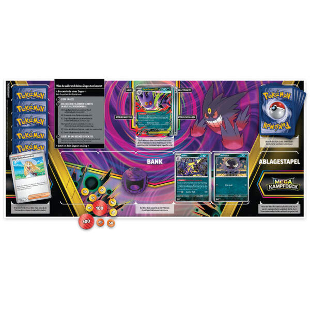 Pokemon Mega-Kampfdeck Mega-Diancie-ex / Mega-Kampfdeck Mega-Gengar-ex