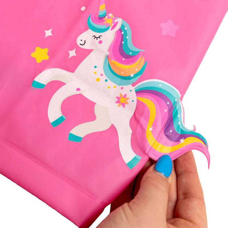 Regenponcho Unicorn rosa kompatibel mit allen Belmil Schulranzenmodellen