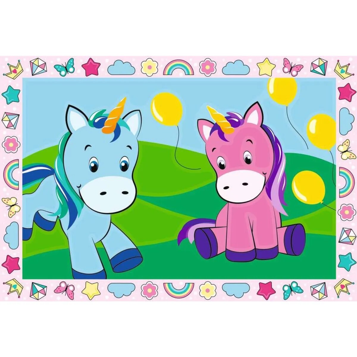 Ravensburger CreArt, Malen nach Zahlen - Zauberhafte Einhörner