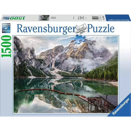 Ravensburger Puzzle - Lago di Braies, Pragser Wildsee, 1500 Teile