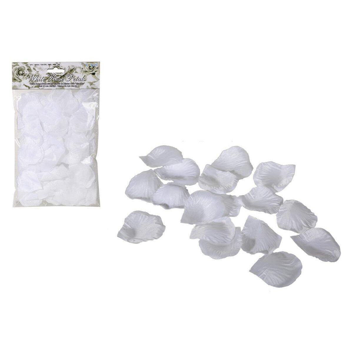 Rosenblütenblätter 150 Stück im Beutel, weiß