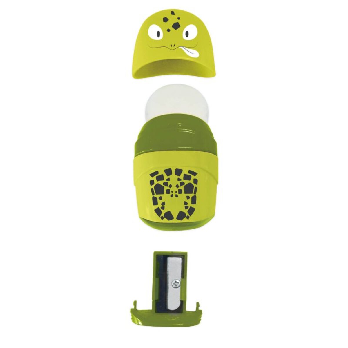 Roth 2in1 Spitzdose & Radierer "ABC Freunde" Gecko Guido