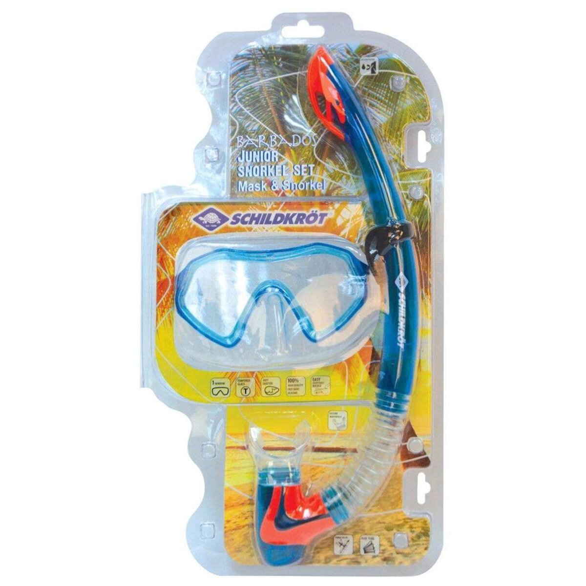 Schildkröt Junior Schnorchel Set Barbados, 2-teilig