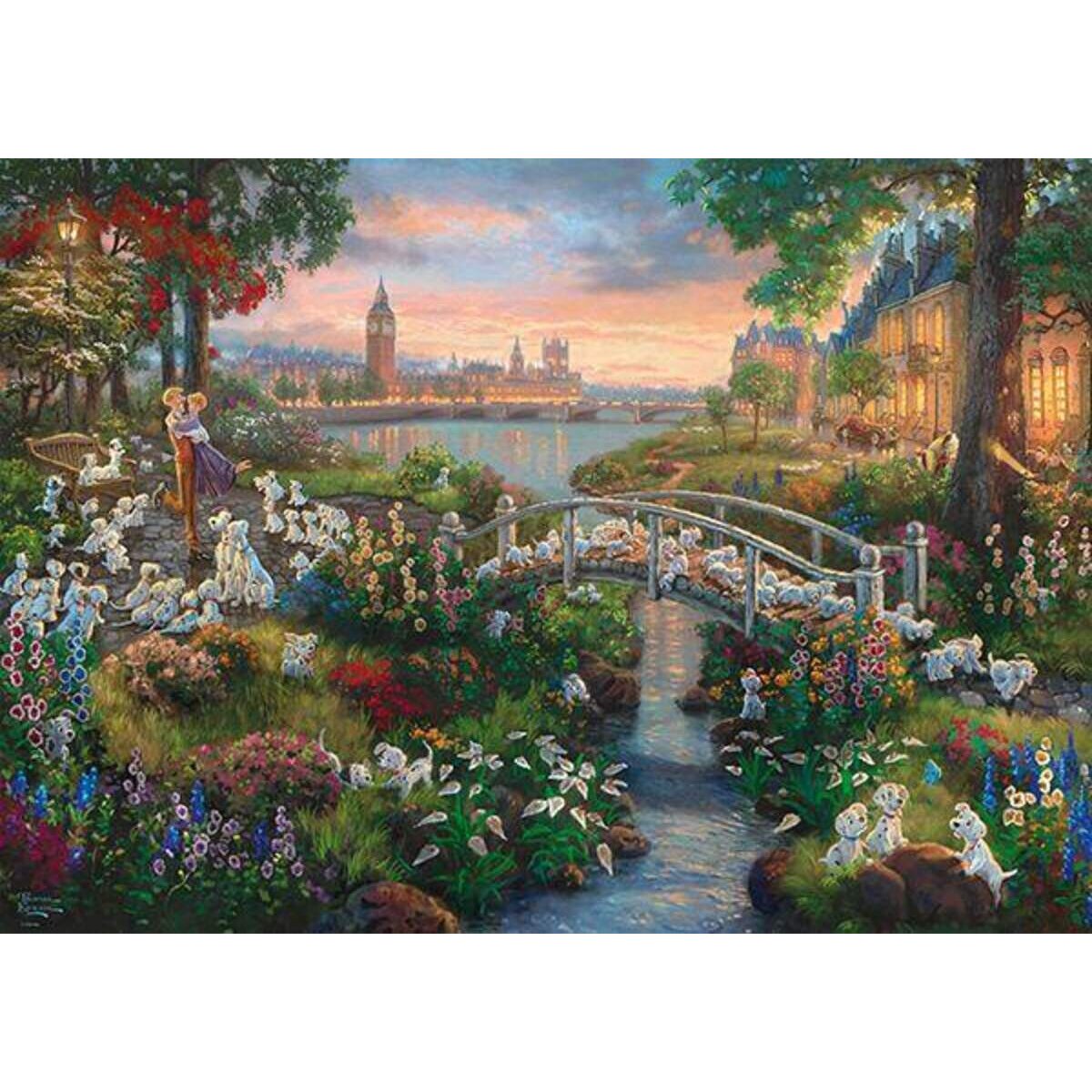 Schmidt Spiele Puzzle - Thomas Kinkade: Disney 101 Dalmatiner, 1000 Teile