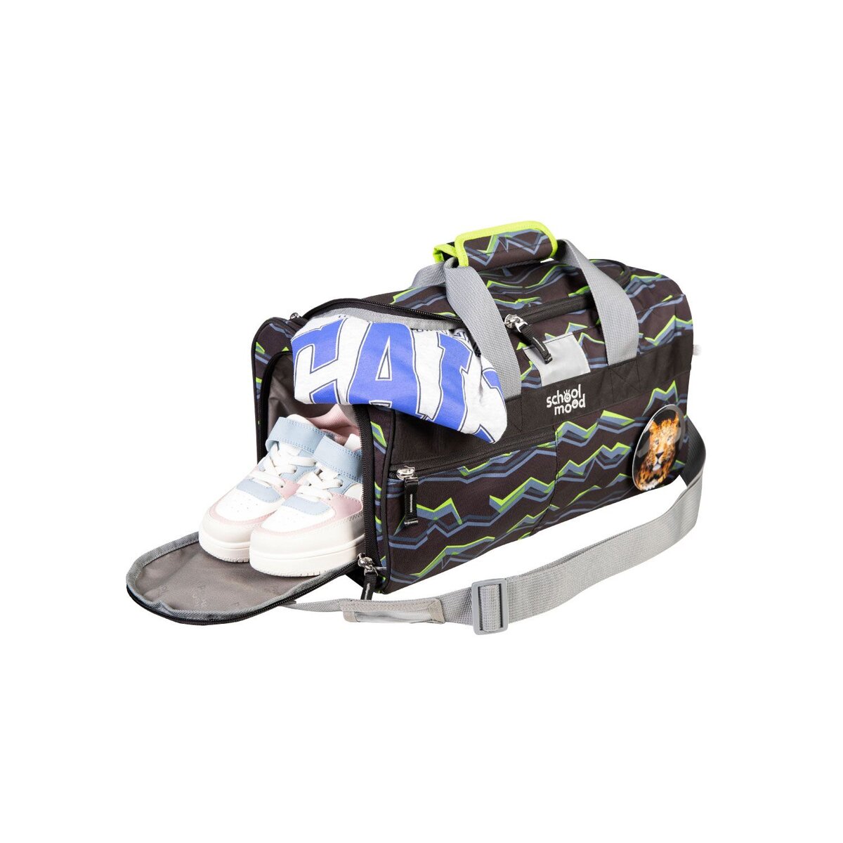 School-Mood Sporttasche Finn (Raubkatze)
