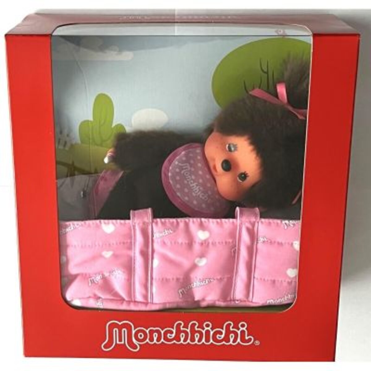 Sekiguchi Monchhichi Mädchen mit Tragetasche