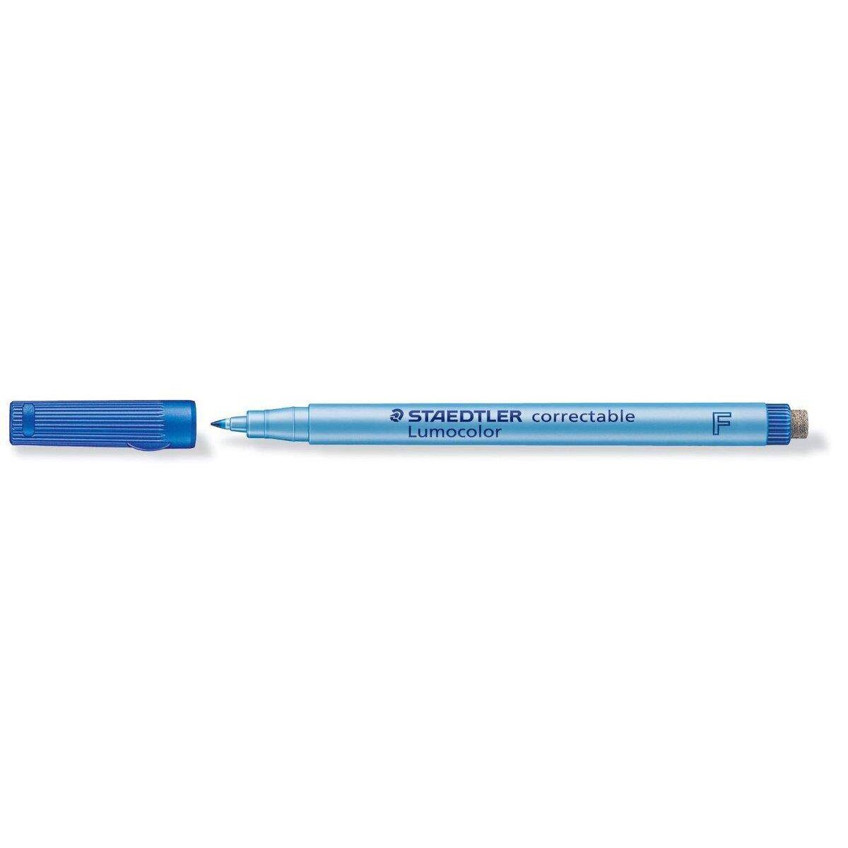 STAEDTLER® Lumocolor correctable Folienstift F, blau