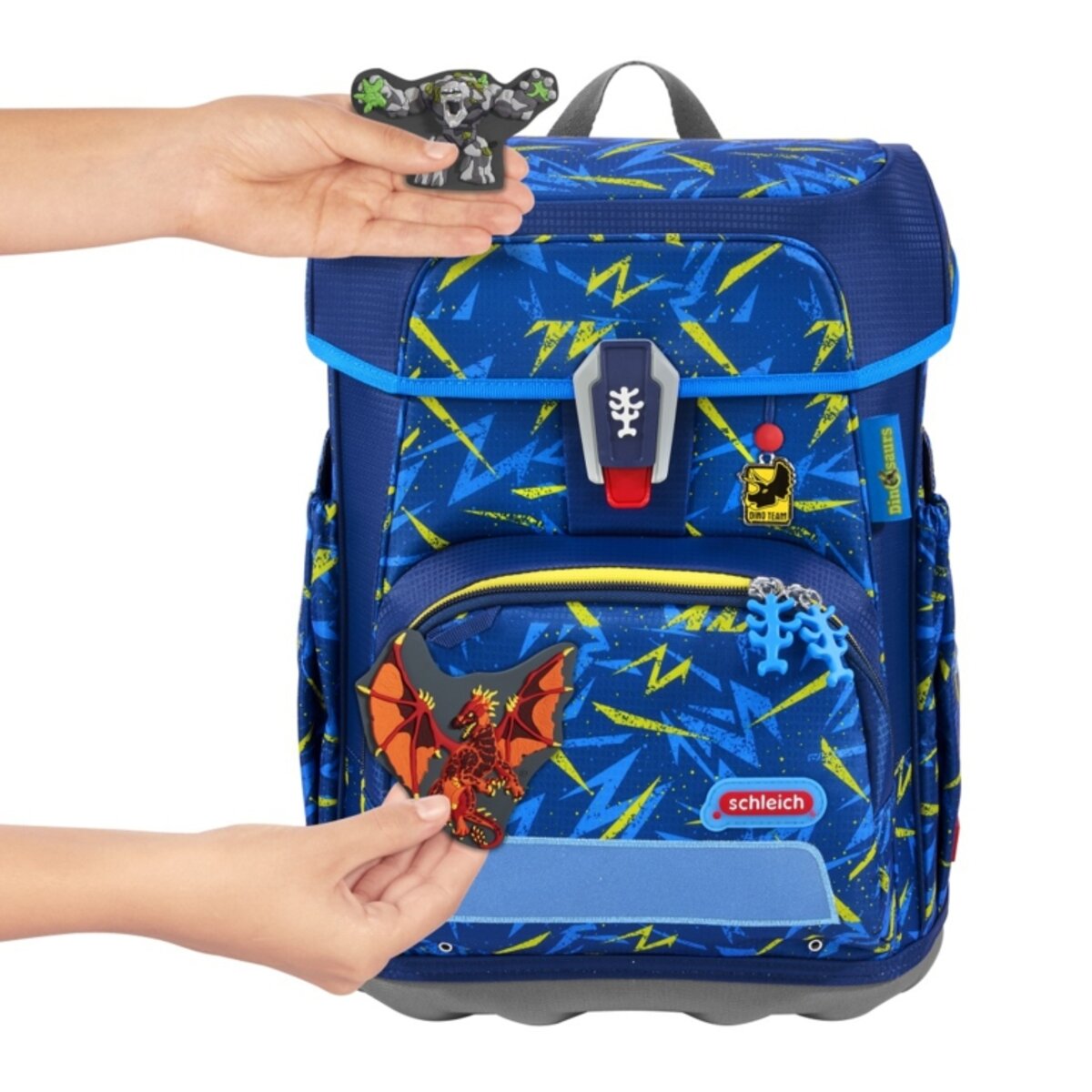 Step by Step CLOUD schleich® Schulranzen-Set, Dinosaurs, "Triceratops", 5-teilig