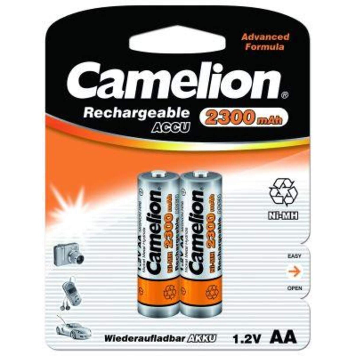 Camelion Akku R6 Mignon, 2300mAh, 2 Stück
