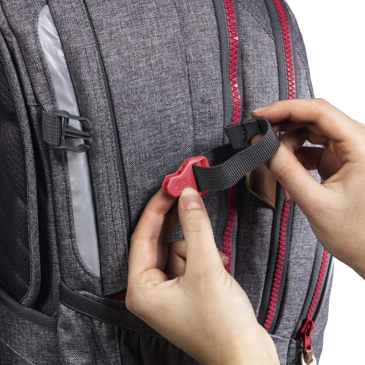 Coocazoo MatchPatch Synthetic Leather, Hibiscus