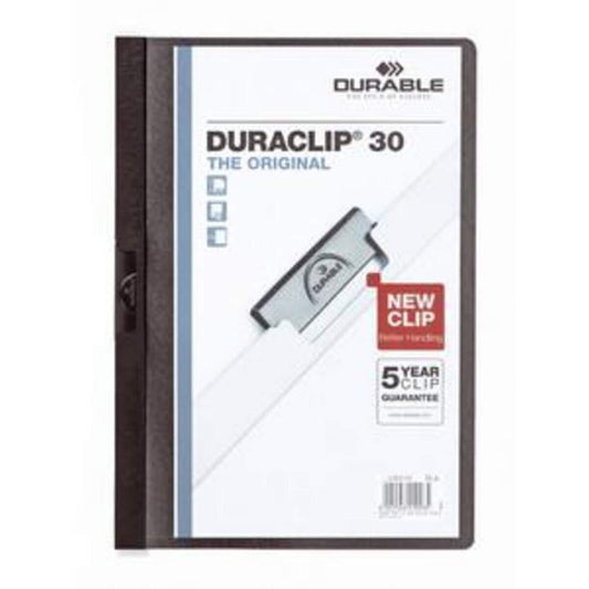 Durable Klemm-Mappe DURACLIP® 30, schwarz
