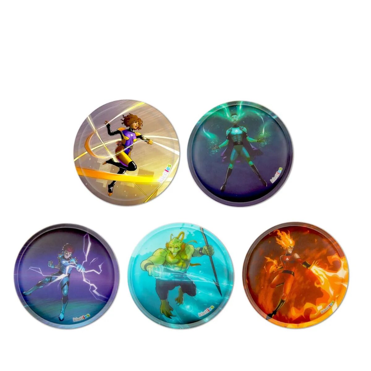 ergobag Klettie-Set magische Superkräfte, 5-teilig