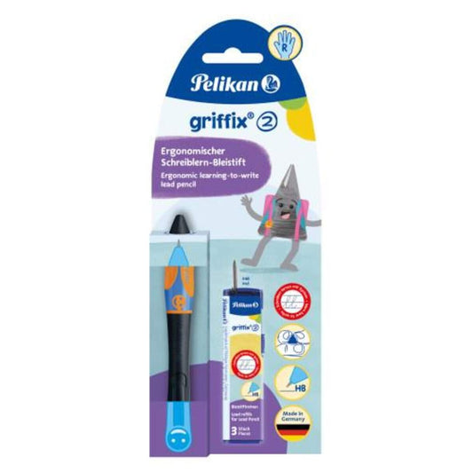 Pelikan griffix® Bleistift für Rechtshänder, Neon Black