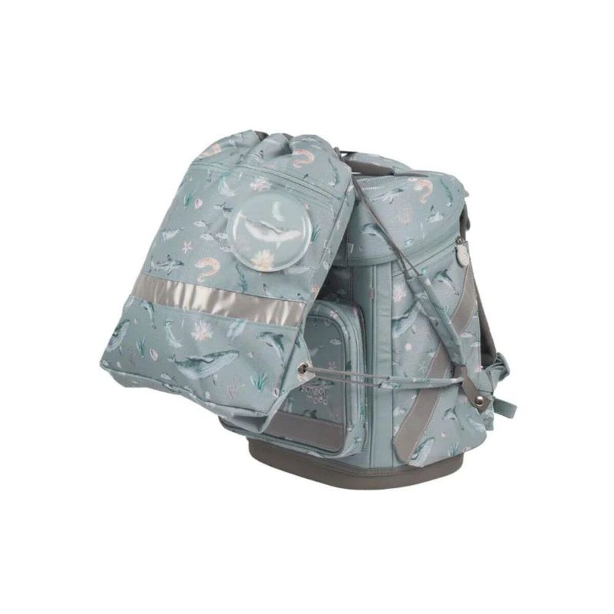 School-Mood Schulranzen-Set Hero Maxx Air Aqua, 7-teilig