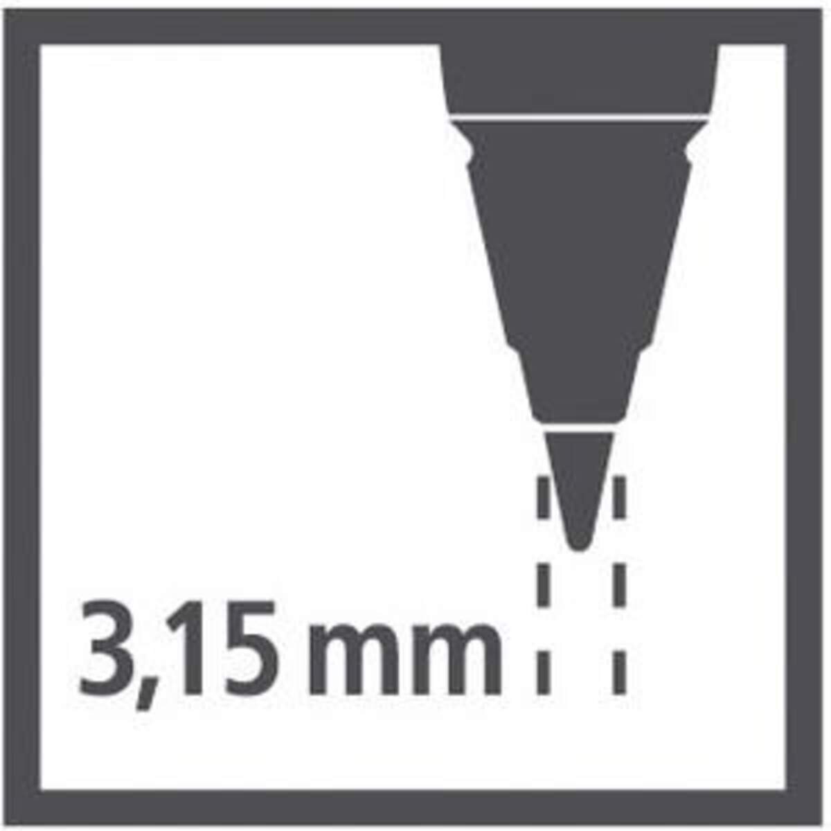 STABILO Nachfüllminen EASYergo, 6 Stück, B