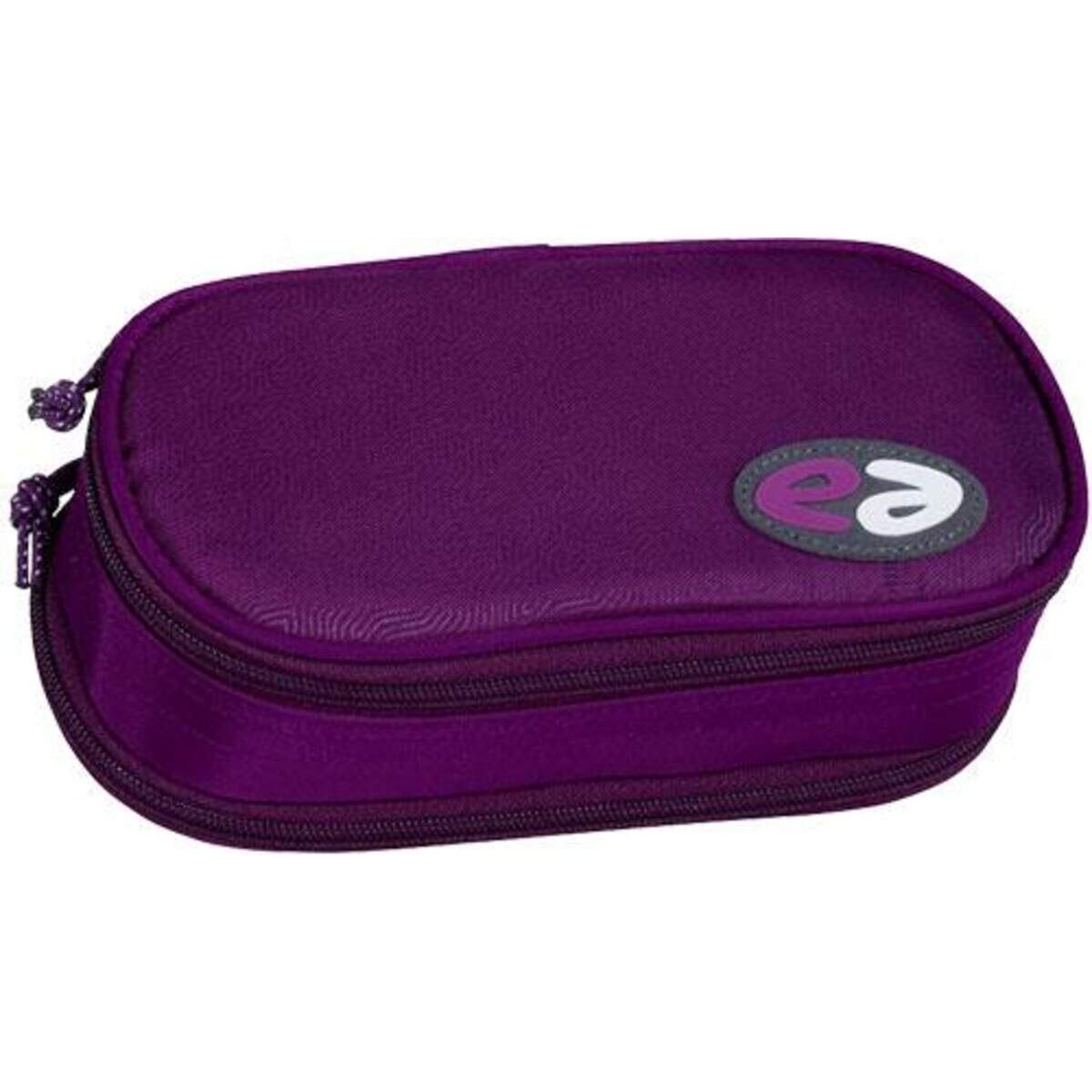 YZEA BOX Etui Box mit Zirkelfach AUBERGINE aubergine