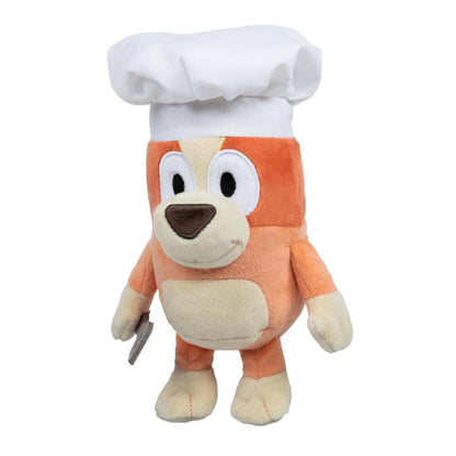 Moose Toys Bluey Friends Plüschtier - Chefkoch Bingo, 21 cm