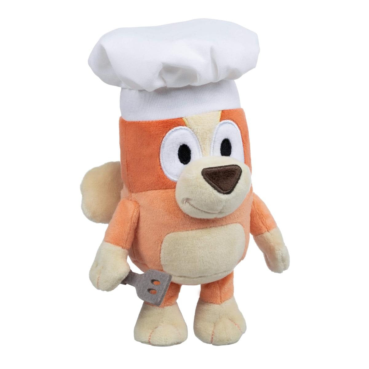 Moose Toys Bluey Friends Plüschtier - Chefkoch Bingo, 21 cm