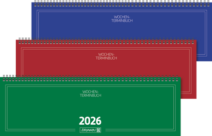 Querterminbuch Mod. 775 2026 | 420×137 mm, Karton, sortiert