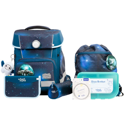 School-Mood Champion Maxx Pro Moritz (Weltall), 7-tlg. Schulranzenset